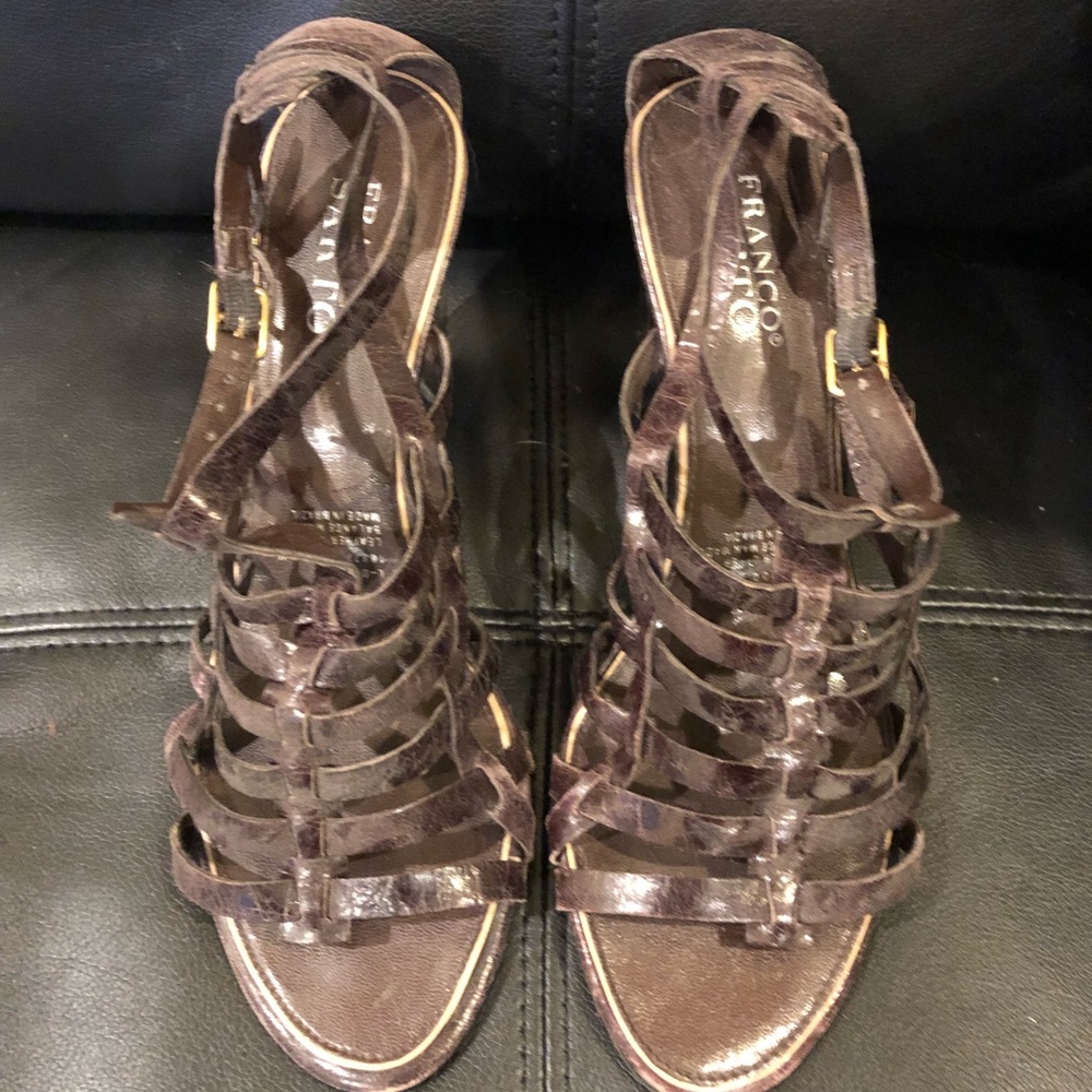 Franco Sarto Gladiator Caged Heel Sandals